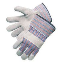 Leather Palm Gloves with Safety Cuff, Regular Grade