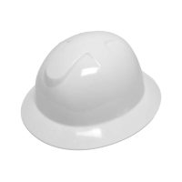 DuraShell full brim hard hat with HDPE shell for construction and roofing safety
