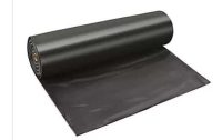 TRM 4 Mil 20×100 black plastic sheeting roll for containment and moisture barrier use