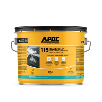 APOC 115 Liquid Rubber Flashing Cement in 5-gallon bucket