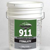 Tropical 911 white elastomeric roof coating bucket for reflective waterproof roof sealing